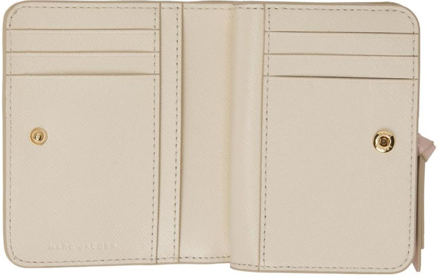 Off-White & Taupe 'The Utility Snapshot Mini Compact' Wallet