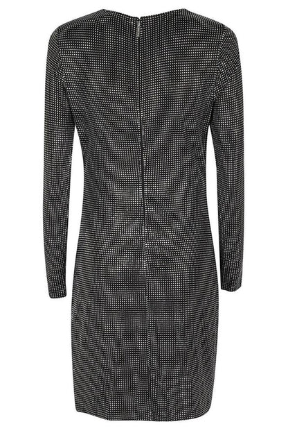 Michael Michael Kors Embellished Long-Sleeved Dress