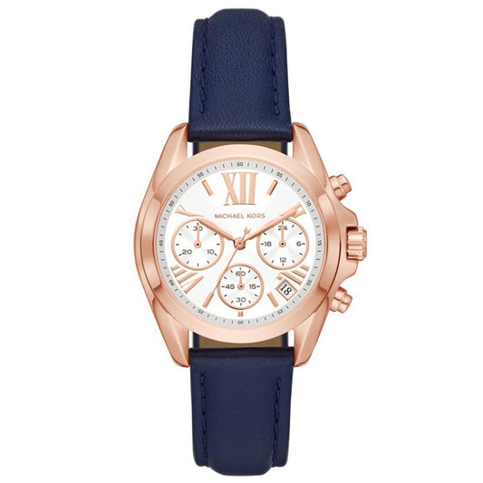 Women's Bradshaw Chronograph Navy Leather Strap Watch 36mm