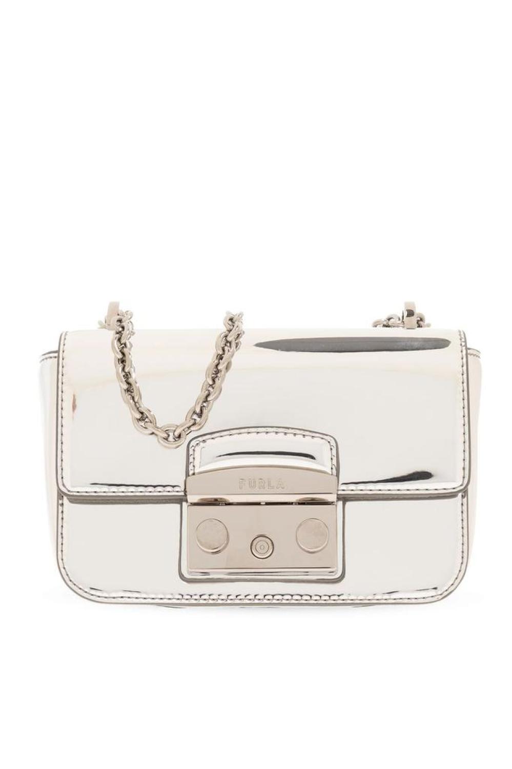 Furla Metropolis Logo Engraved Mini Crossbody Bag