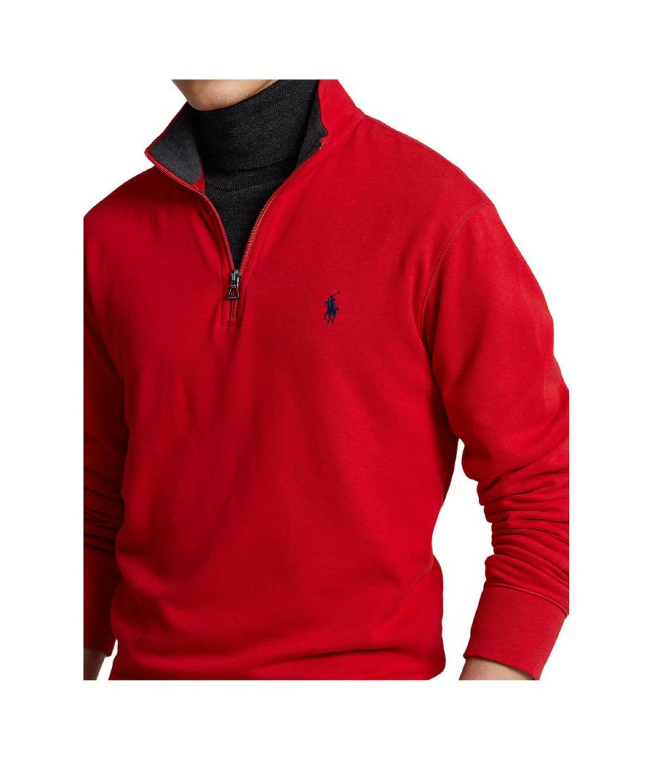 Luxury Jersey Quarter-Zip Pullover