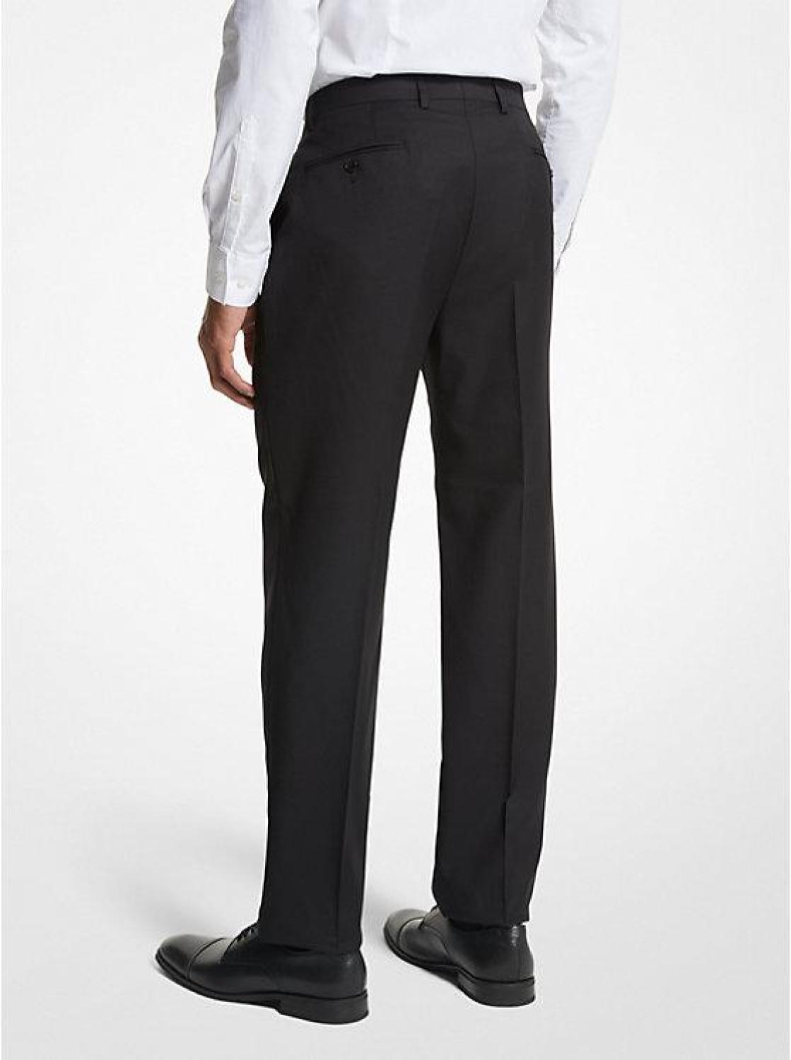 Modern-Fit Wool Blend Suit Pants