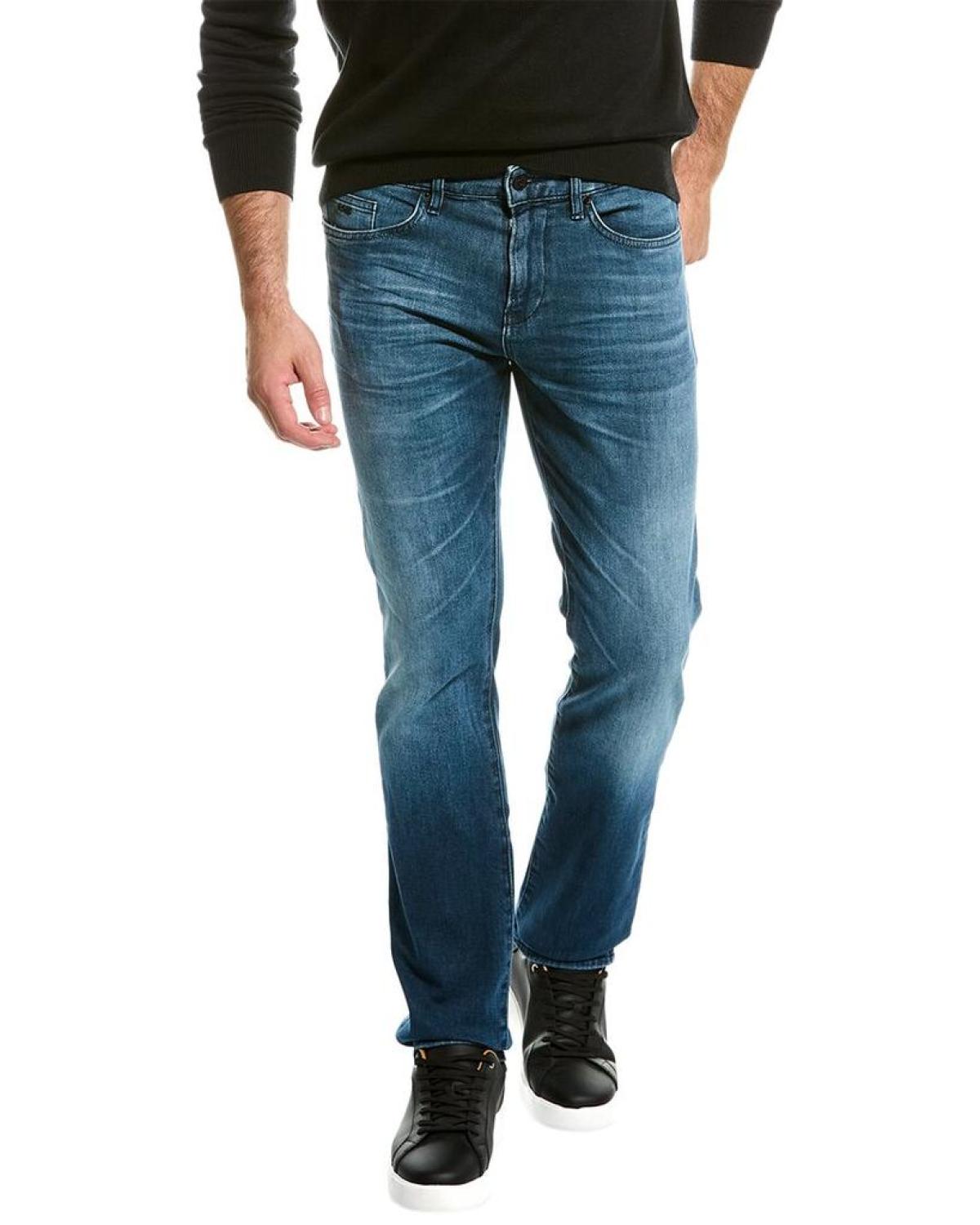 BOSS Hugo Boss Delaware Medium Blue Slim Jean