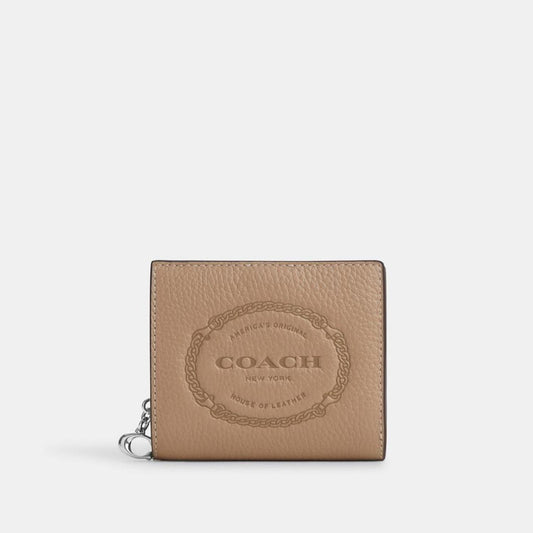 Coach Outlet Snap Wallet With Coach Heritage