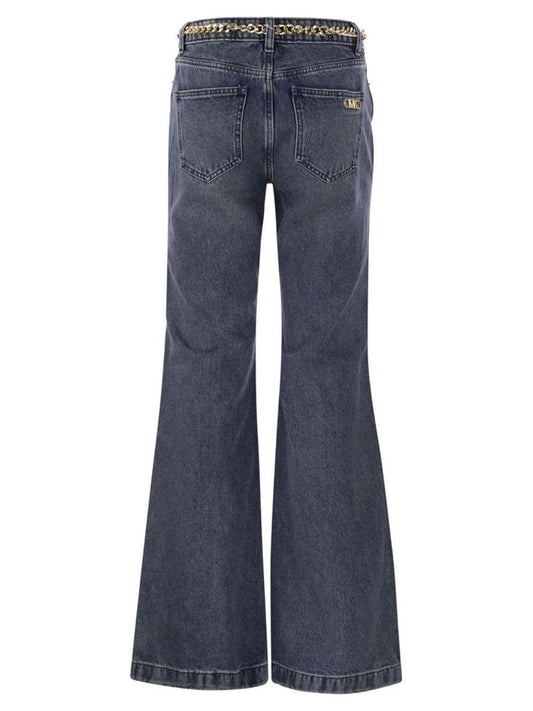 Michael Michael Kors Belted Flared Jeans