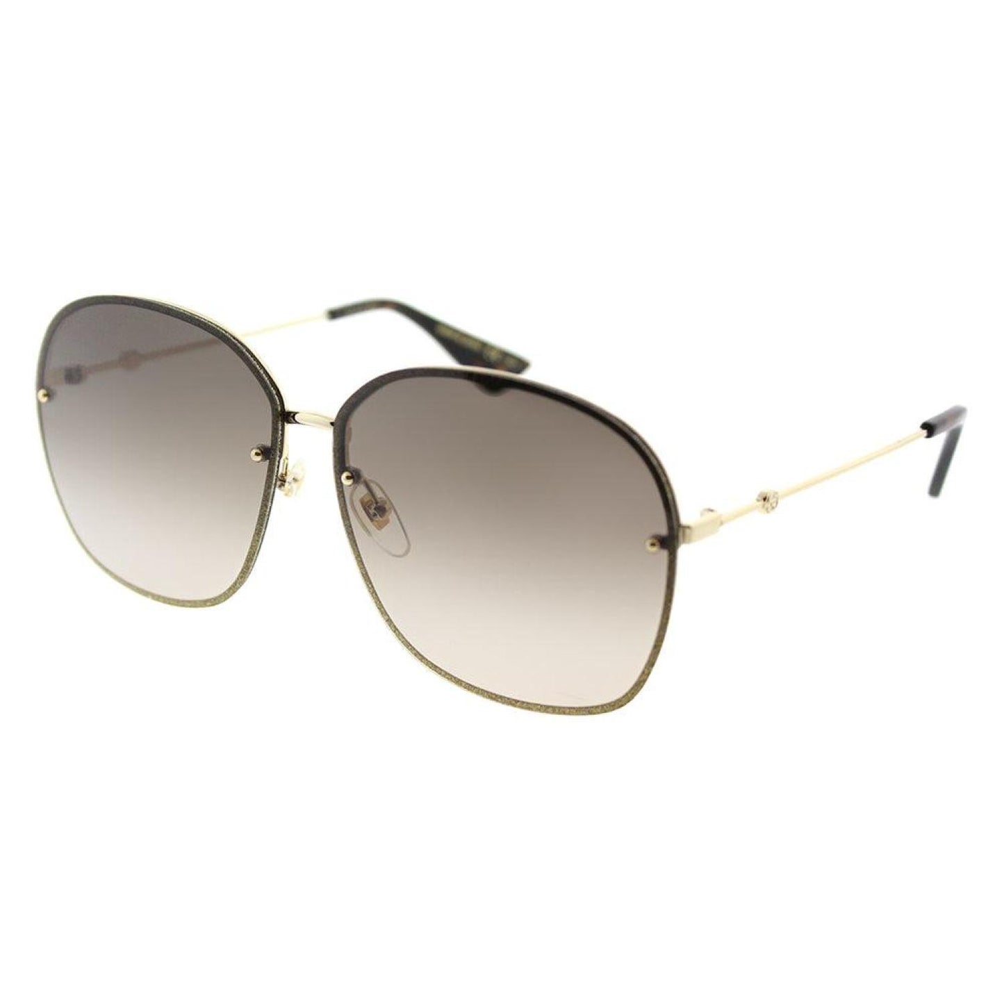 Gucci  GG 0228S 003 Womens Oval Sunglasses