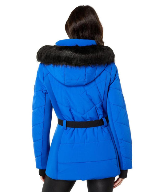 Belted Active Short Puffer Jacket A422095Q