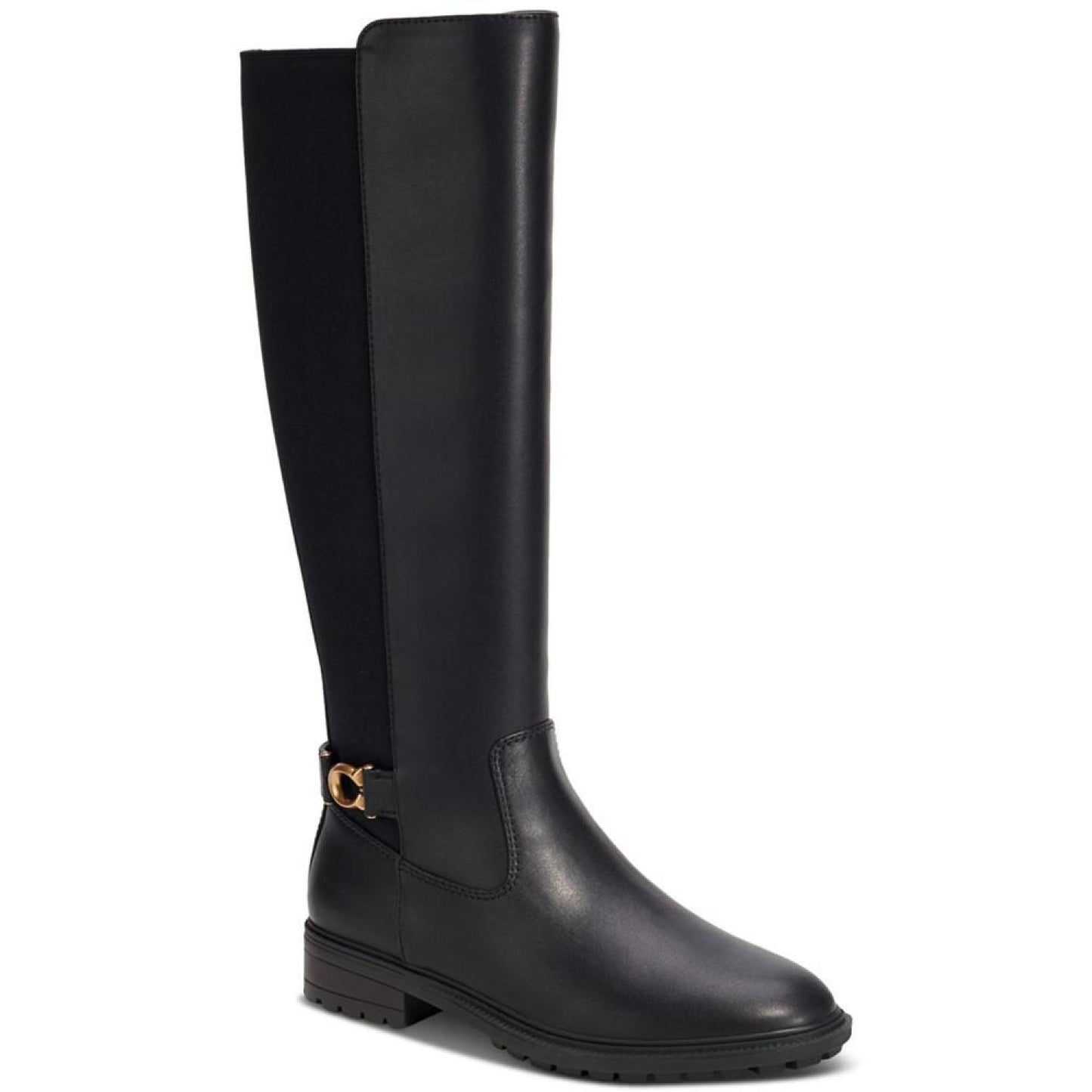 Women's Faith Buckled Lug-Sole Riding Boots