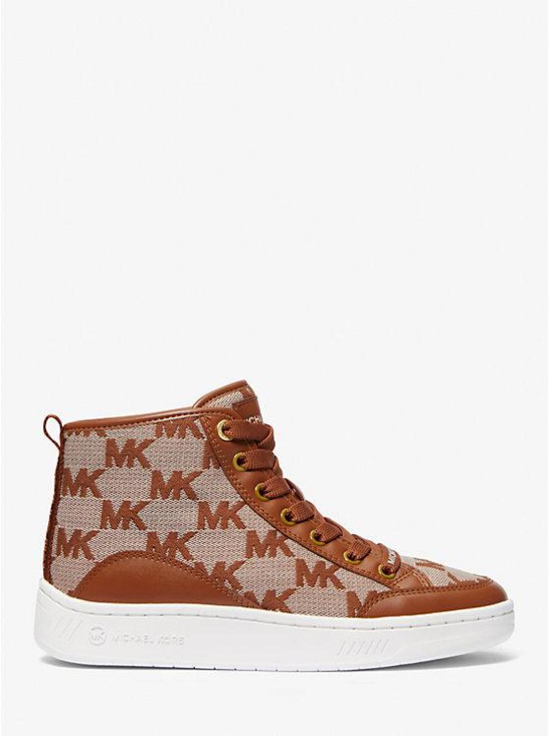 Shea Logo Jacquard High-Top Sneaker