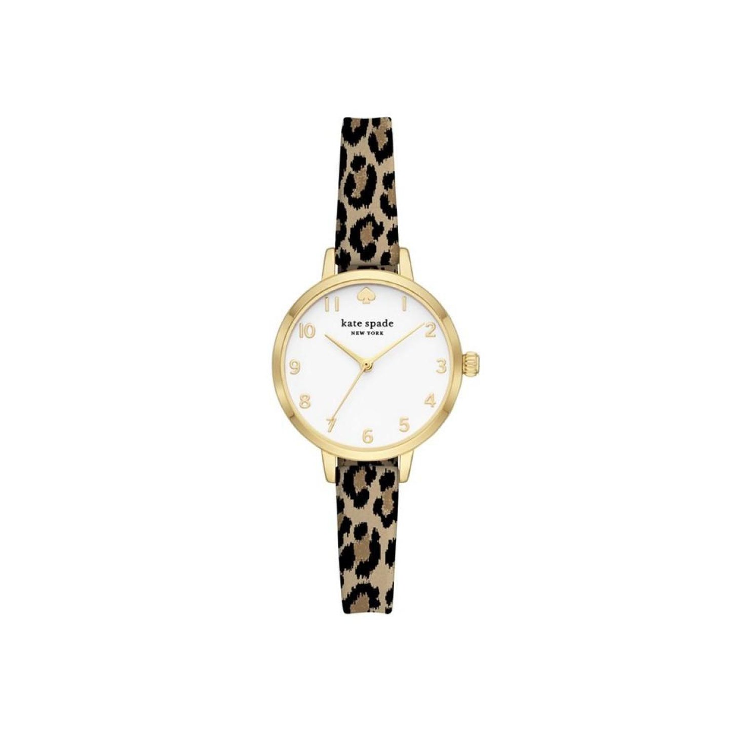 Women's Metro Three-Hand Animal Print Silicone Watch 34mm