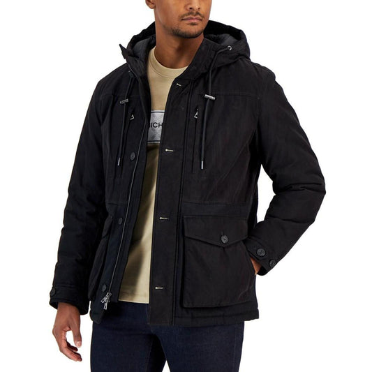 Men's Four-Pocket Hooded Parka