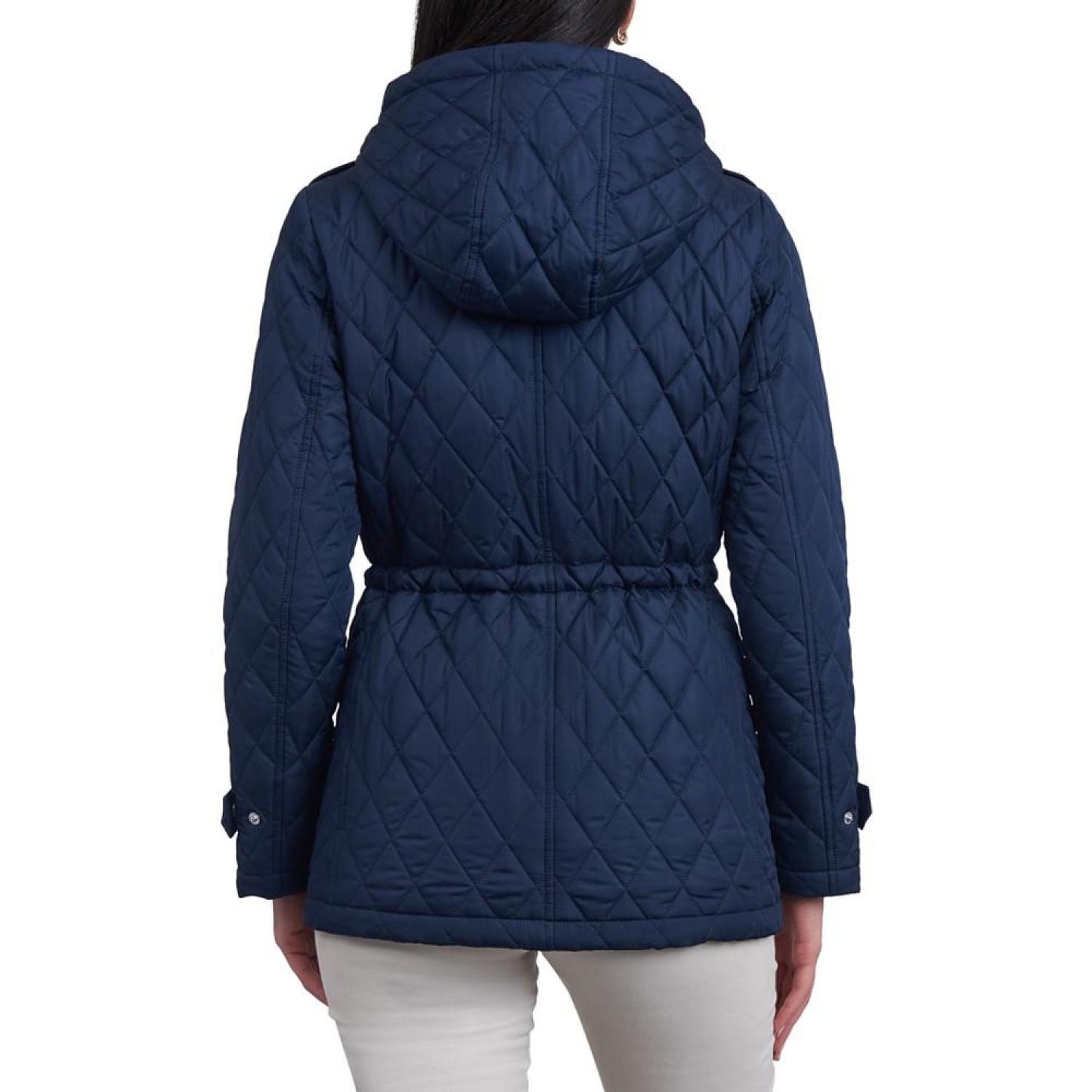 Women's Quilted Hooded Anorak Coat