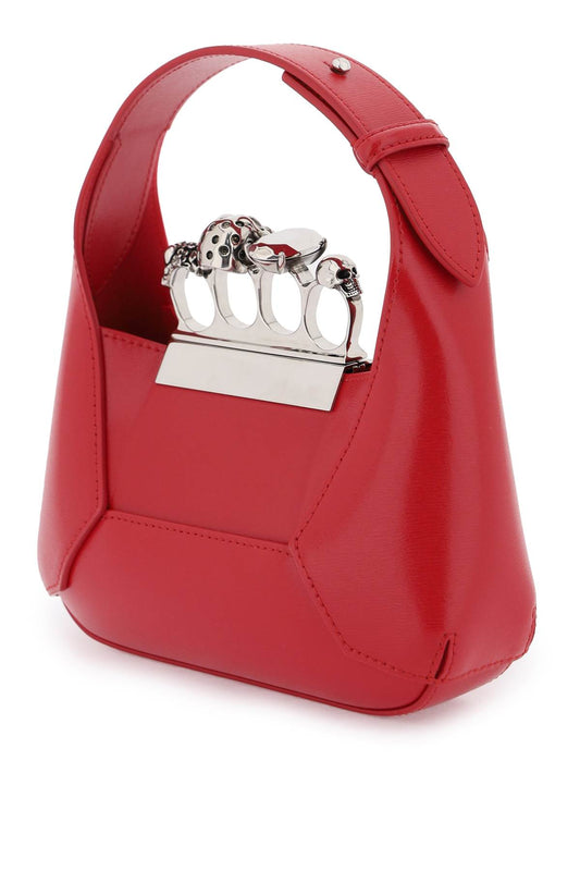 Alexander mcqueen 'the jewelled hobo' mini bag