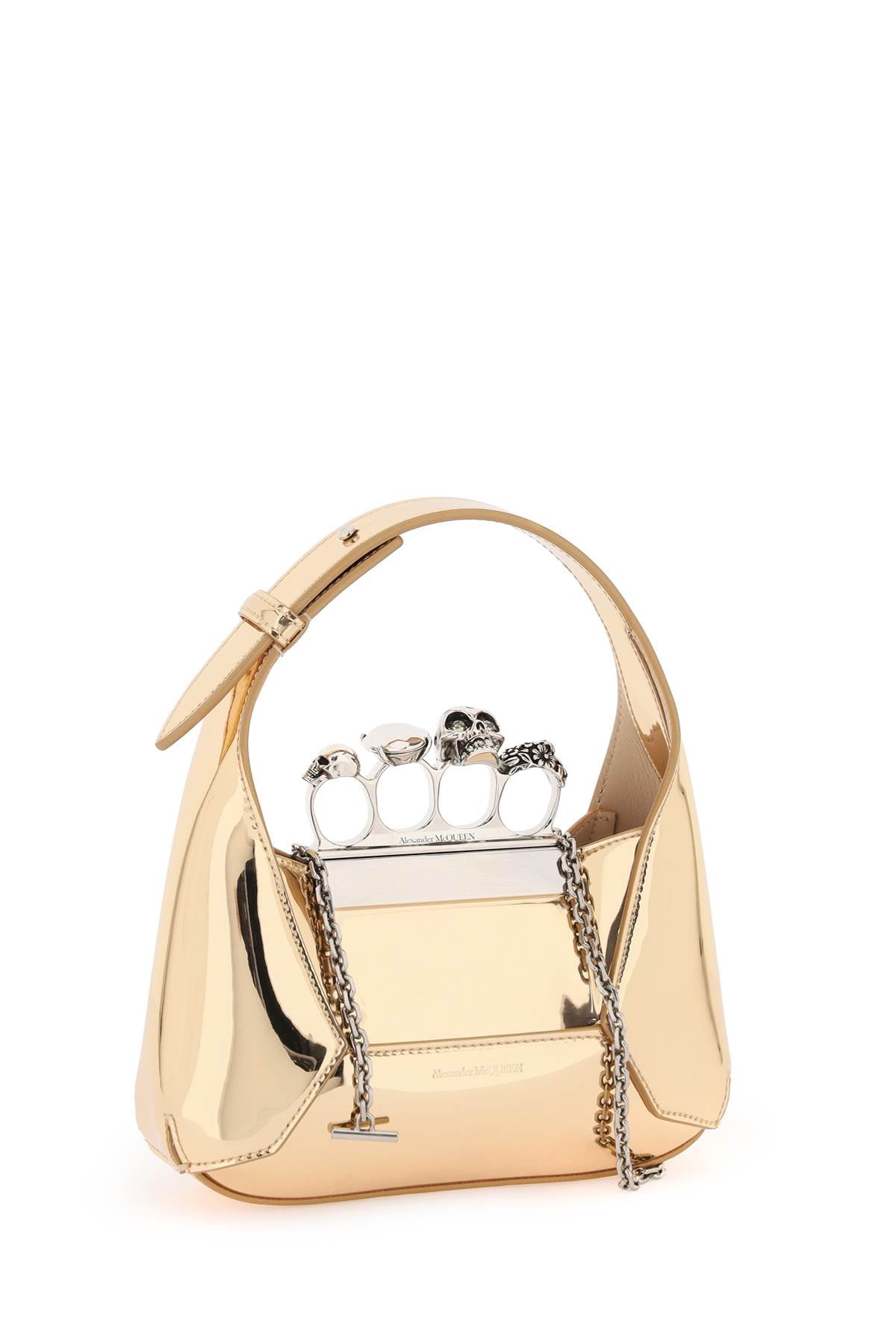 Alexander mcqueen the jewelled hobo mini bag