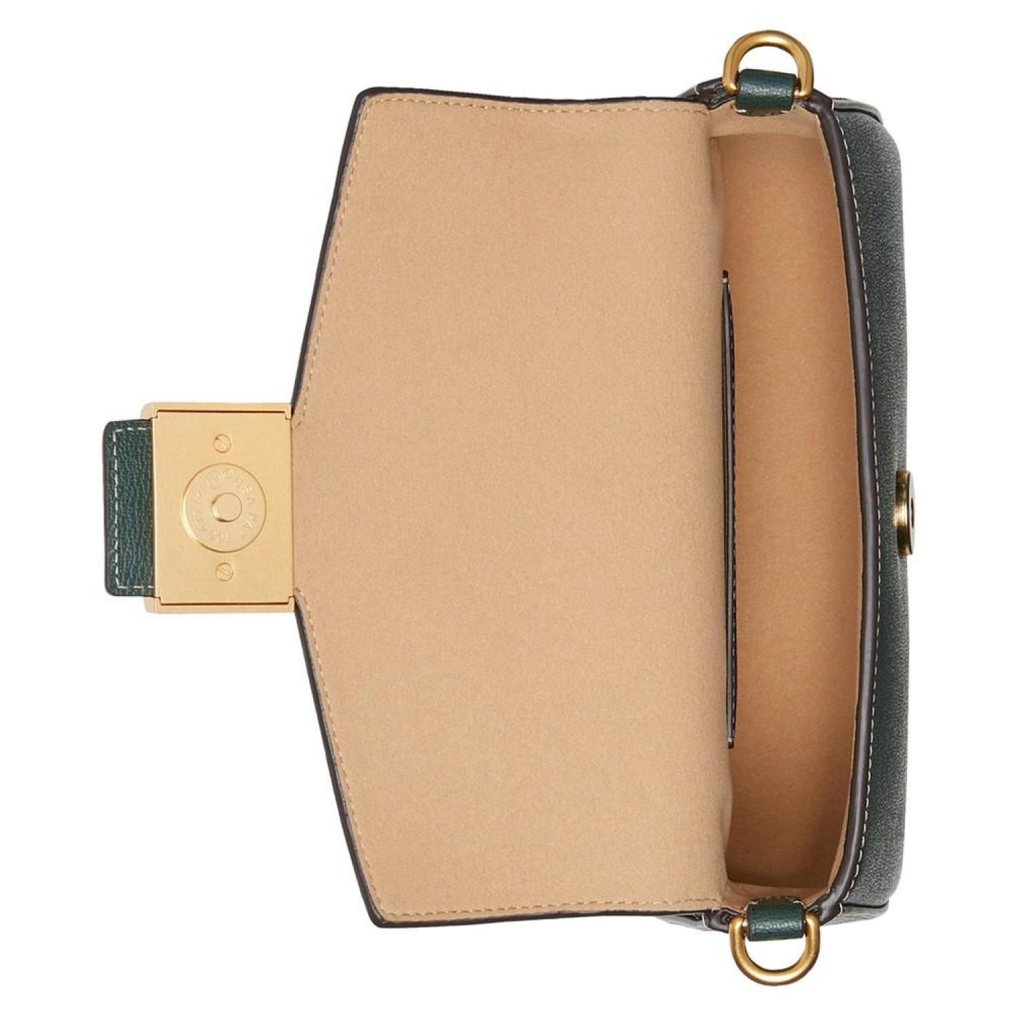 Katy Textured Leather Flap Chain Crossbody