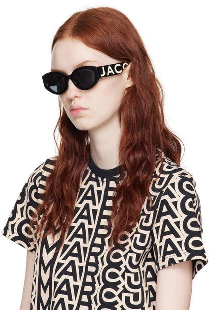 Black Oval Sunglasses