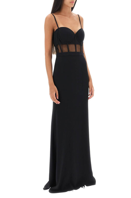 Alexander mcqueen maxi bustier dress