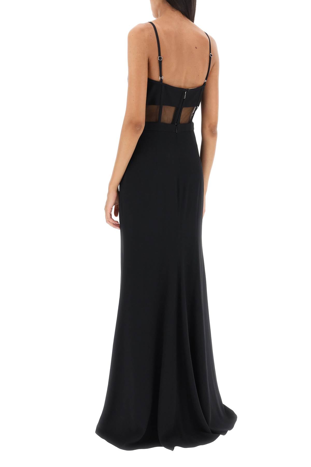 Alexander mcqueen maxi bustier dress