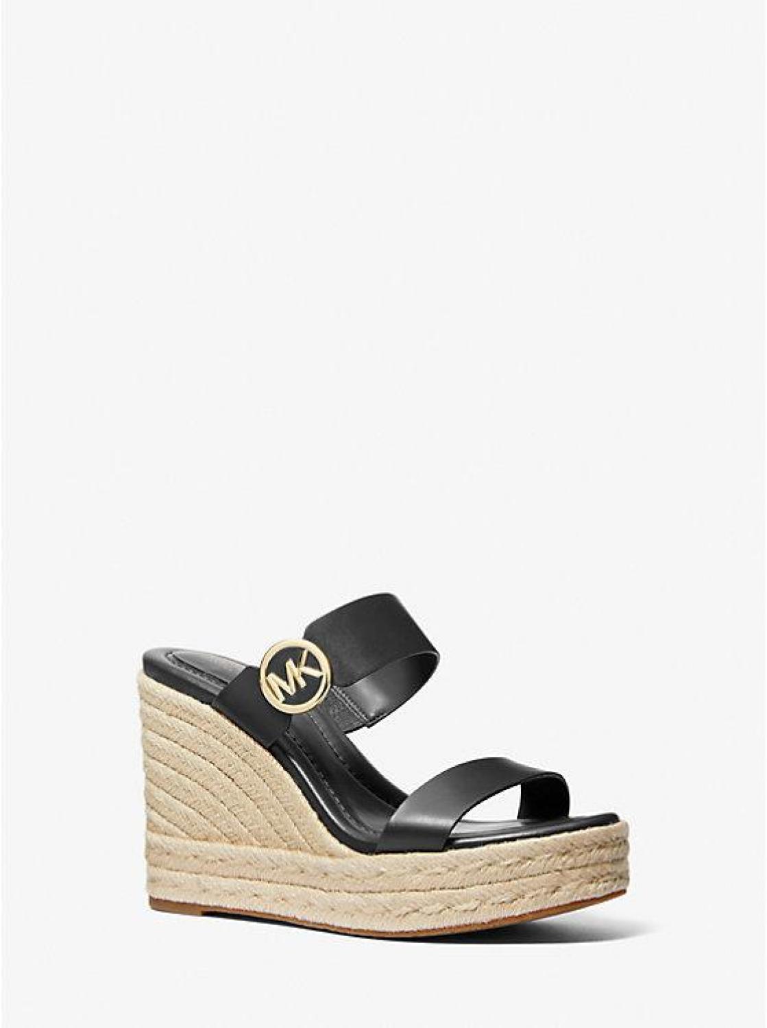 Lucinda Leather Wedge Sandal