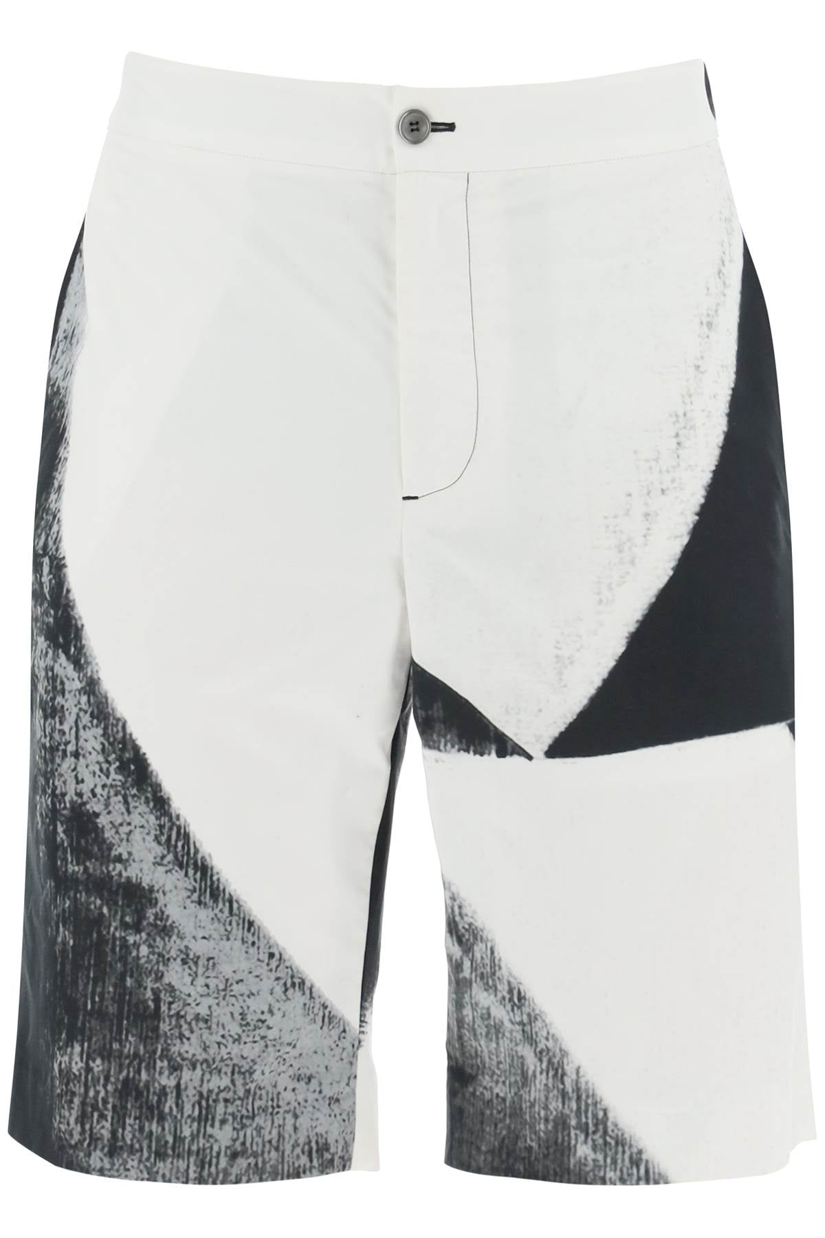 Alexander mcqueen brushstroke shorts