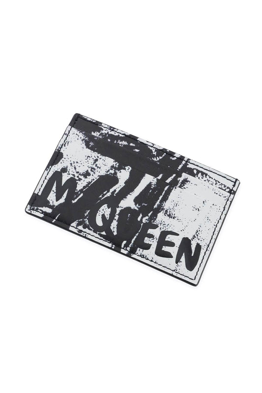 Alexander mcqueen graffiti cardholder