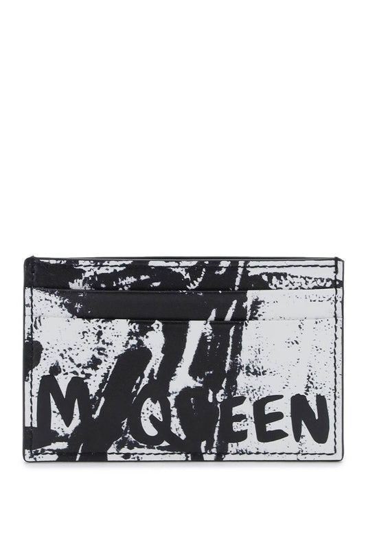 Alexander mcqueen graffiti cardholder