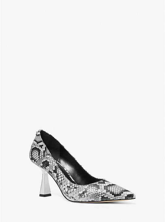 Clara Snake Embossed Leather Pump