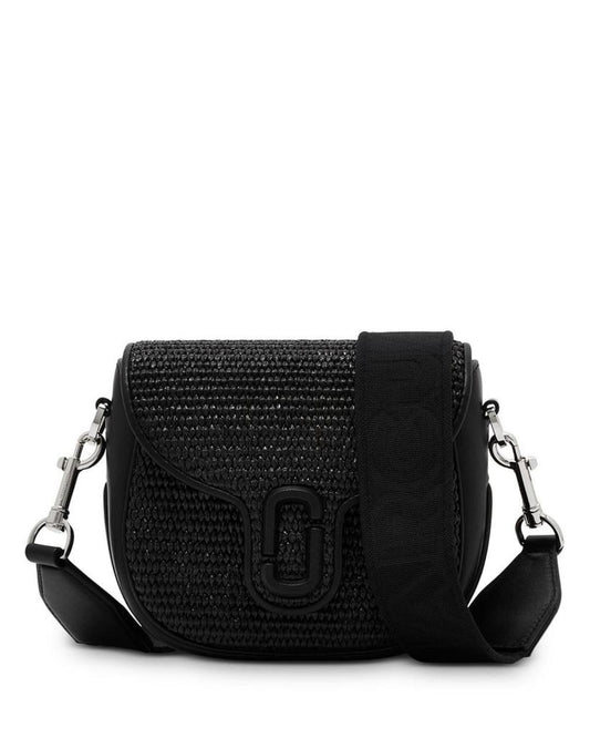 The Woven J Marc Small Saddle Bag