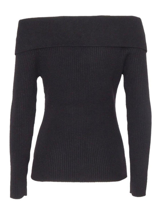 Michael Kors Off-Shoulder Long-Sleeved Jumper