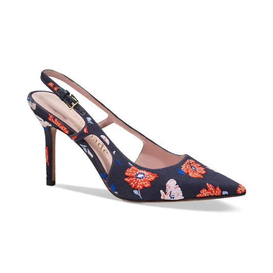 Valerie Pointed-Toe Slingback Pumps