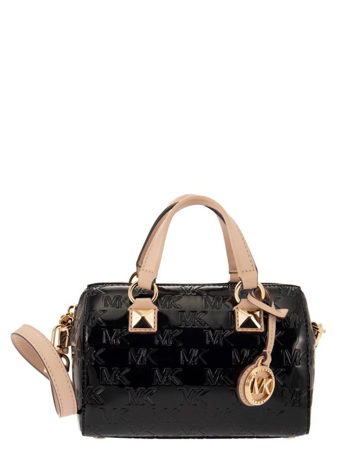 Michael Michael Kors Grayson Logo Embossed Small Crossbody Bag