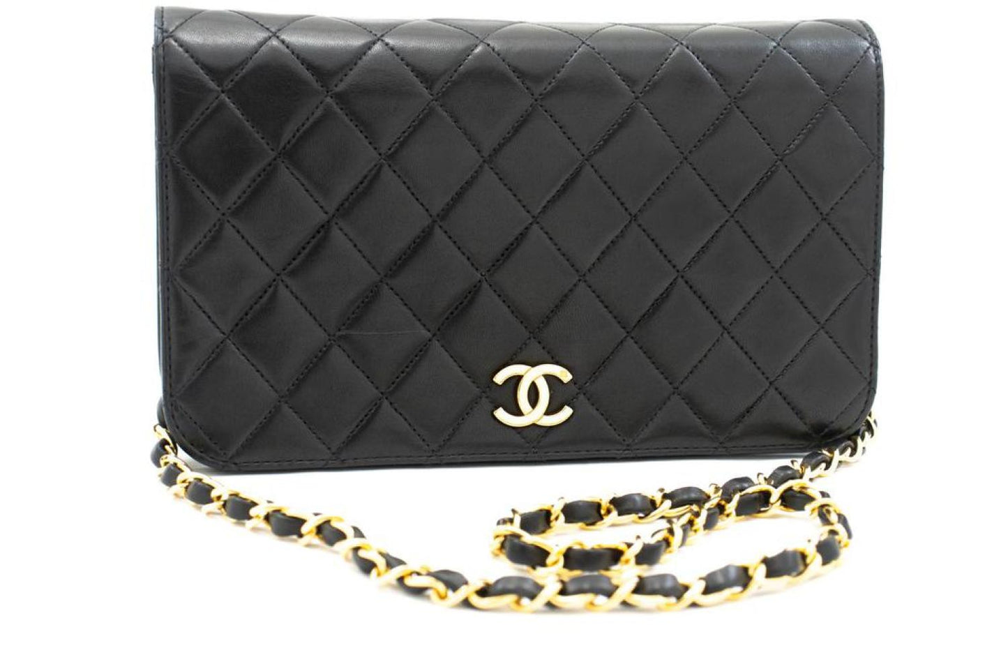 Chanel Full Flap  Leather Shoulder Bag (Pre-Owned)