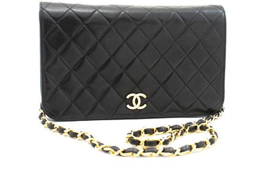 Chanel Full Flap  Leather Shoulder Bag (Pre-Owned)