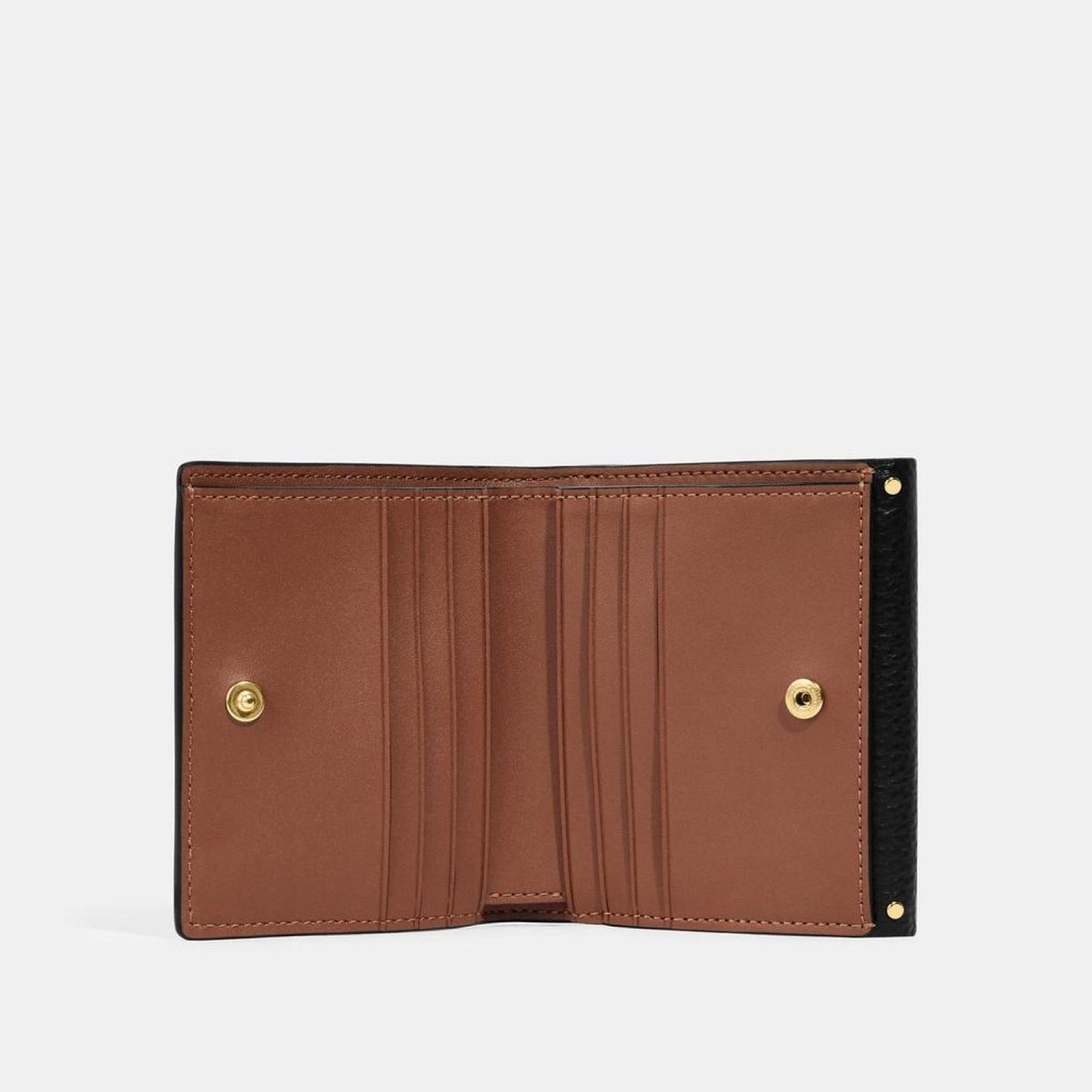 Coach Outlet Small Morgan Wallet In Colorblock Signature Canvas With Rivets