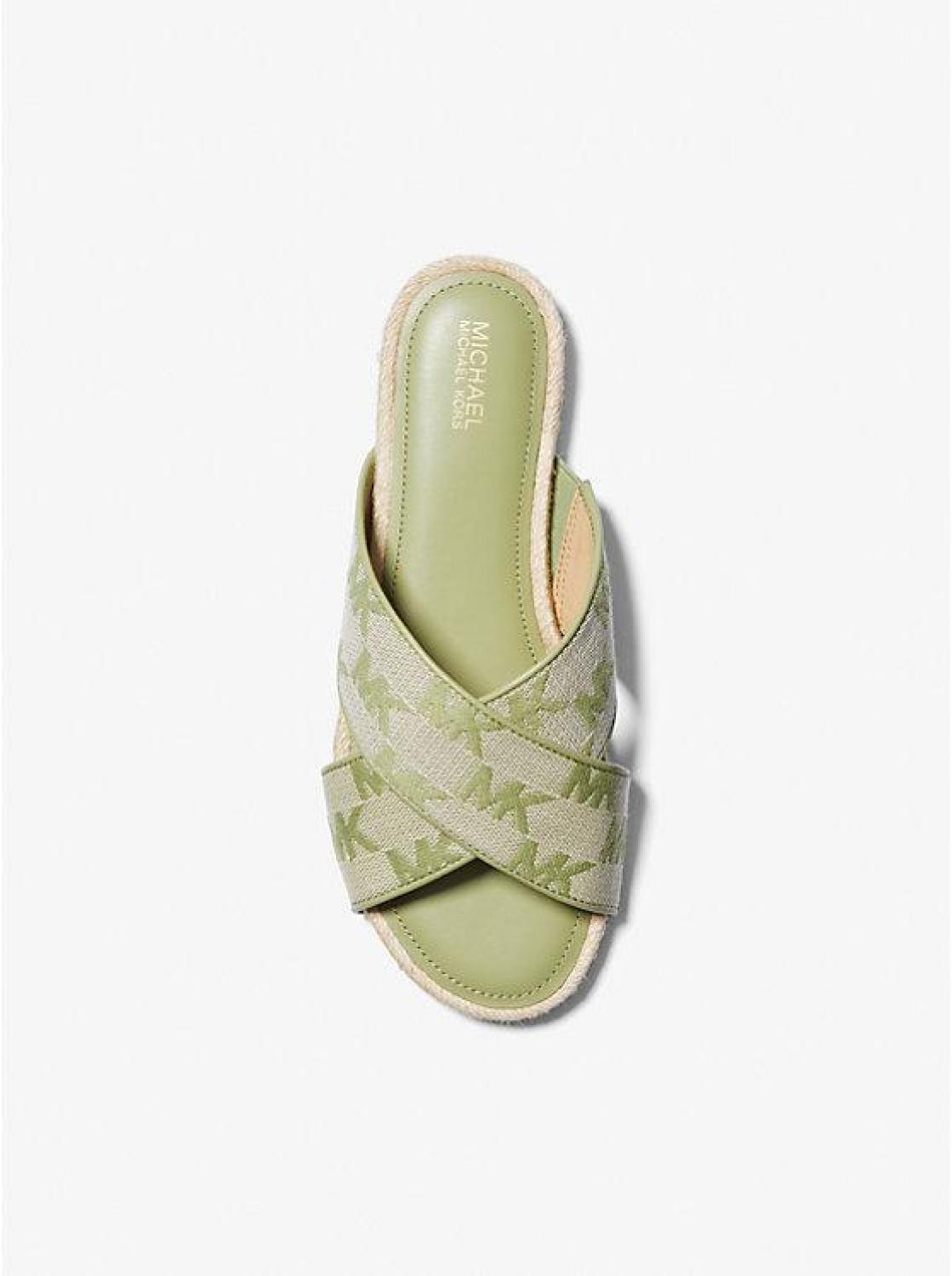 Jolie Logo Jacquard Espadrille Sandal