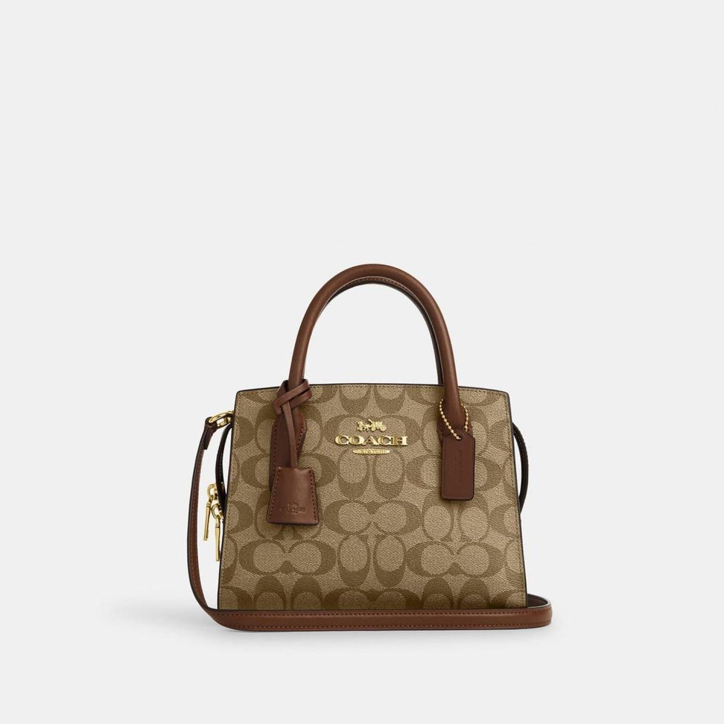 Coach Outlet Andrea Carryall In Signature Canvas