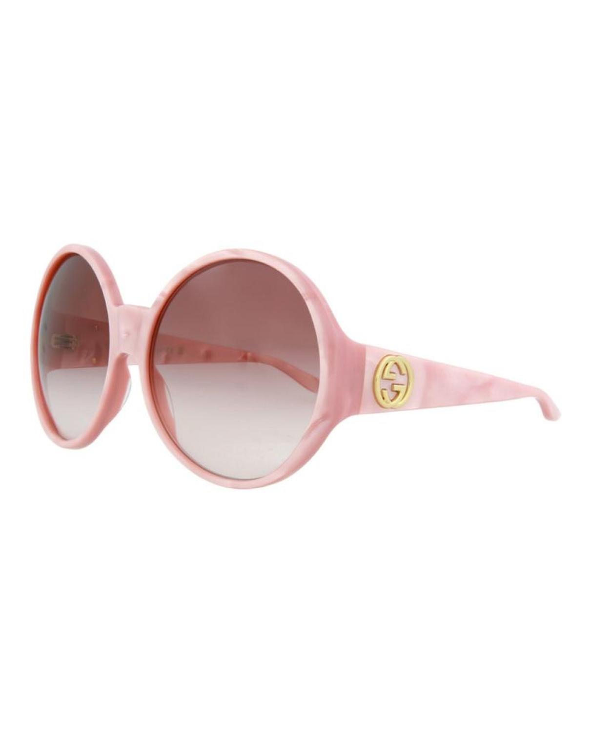 Round-Frame Acetate Sunglasses