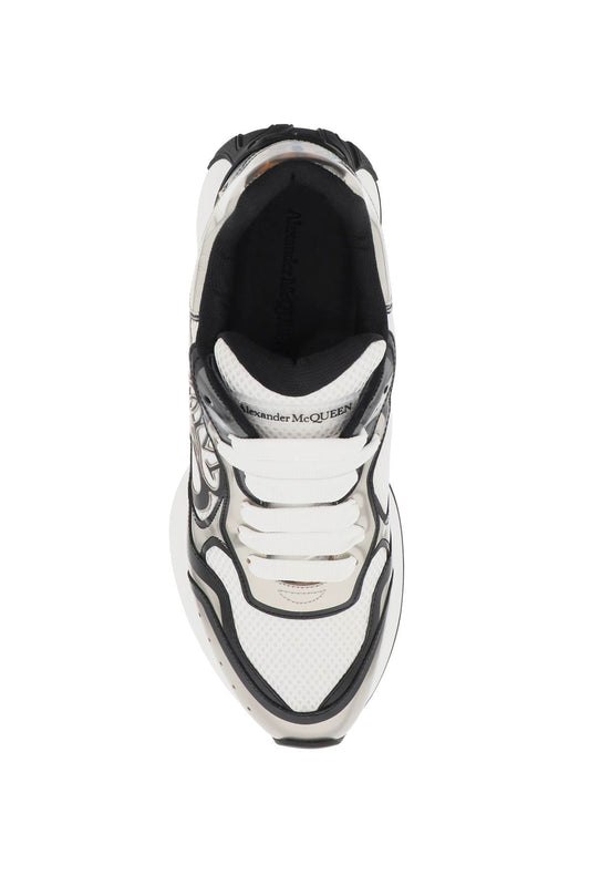 Alexander mcqueen leather sprint runner sneakers