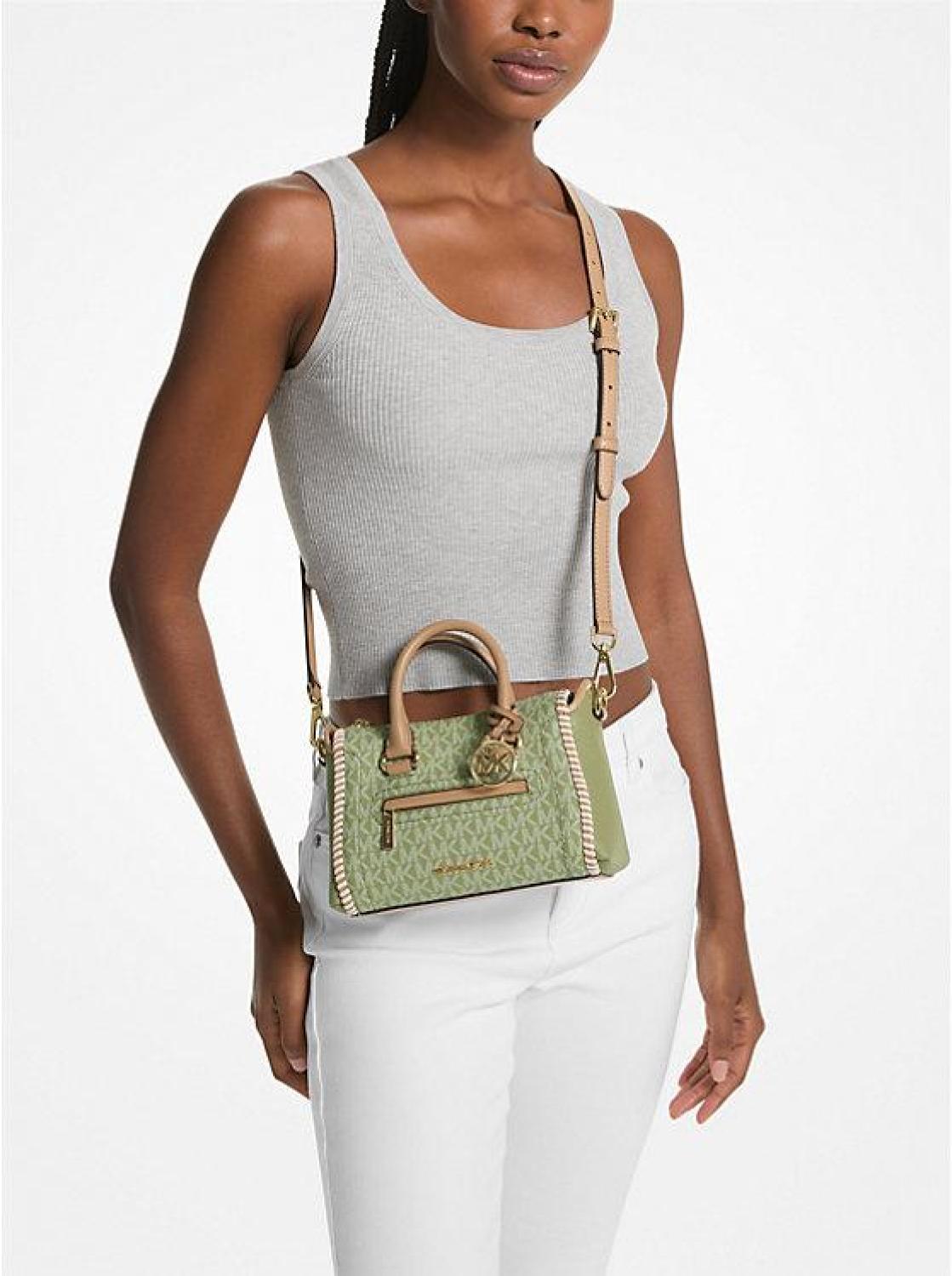 Carine Extra-Small Signature Logo Satchel