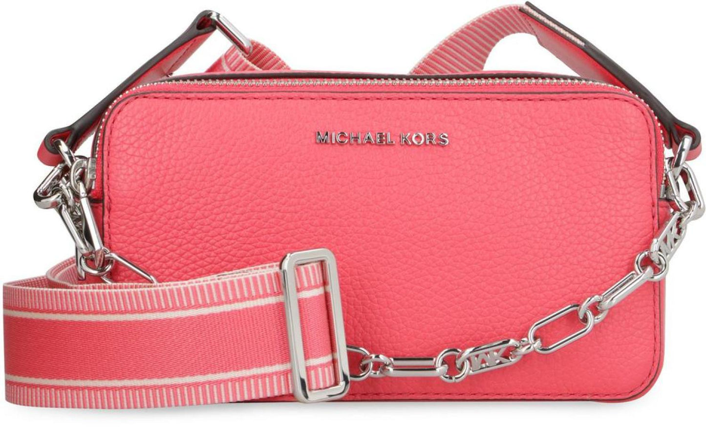 Michael Michael Kors Logo Plaque Zip-Up Crossbody Bag