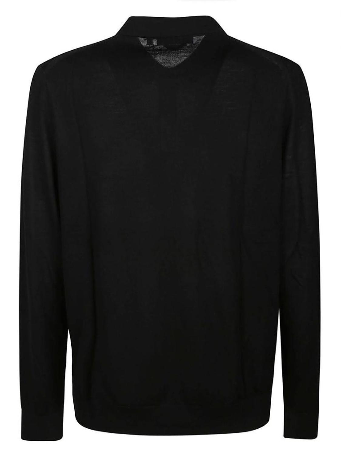 Michael Kors Long-Sleeved Knitted Polo Shirt