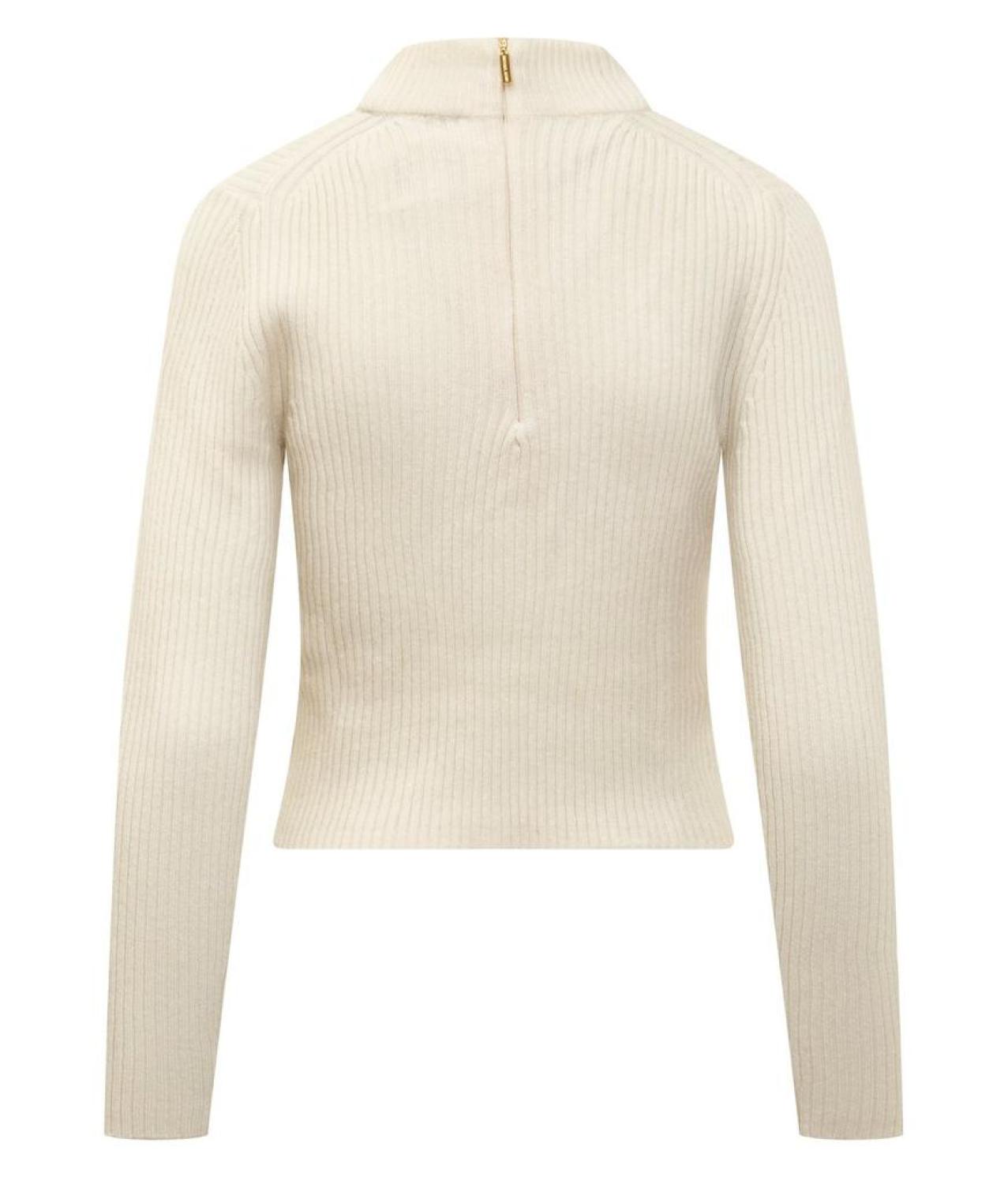 Michael Michael Kors Logo Plaque Knitted Jumper