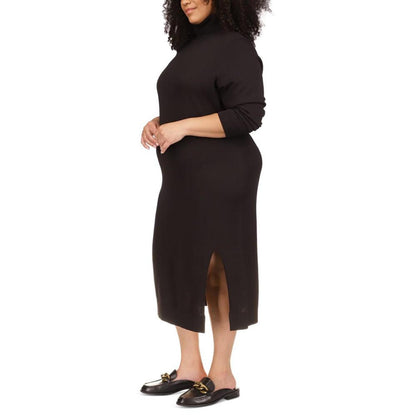 Plus Size Turtleneck Sweater Dress