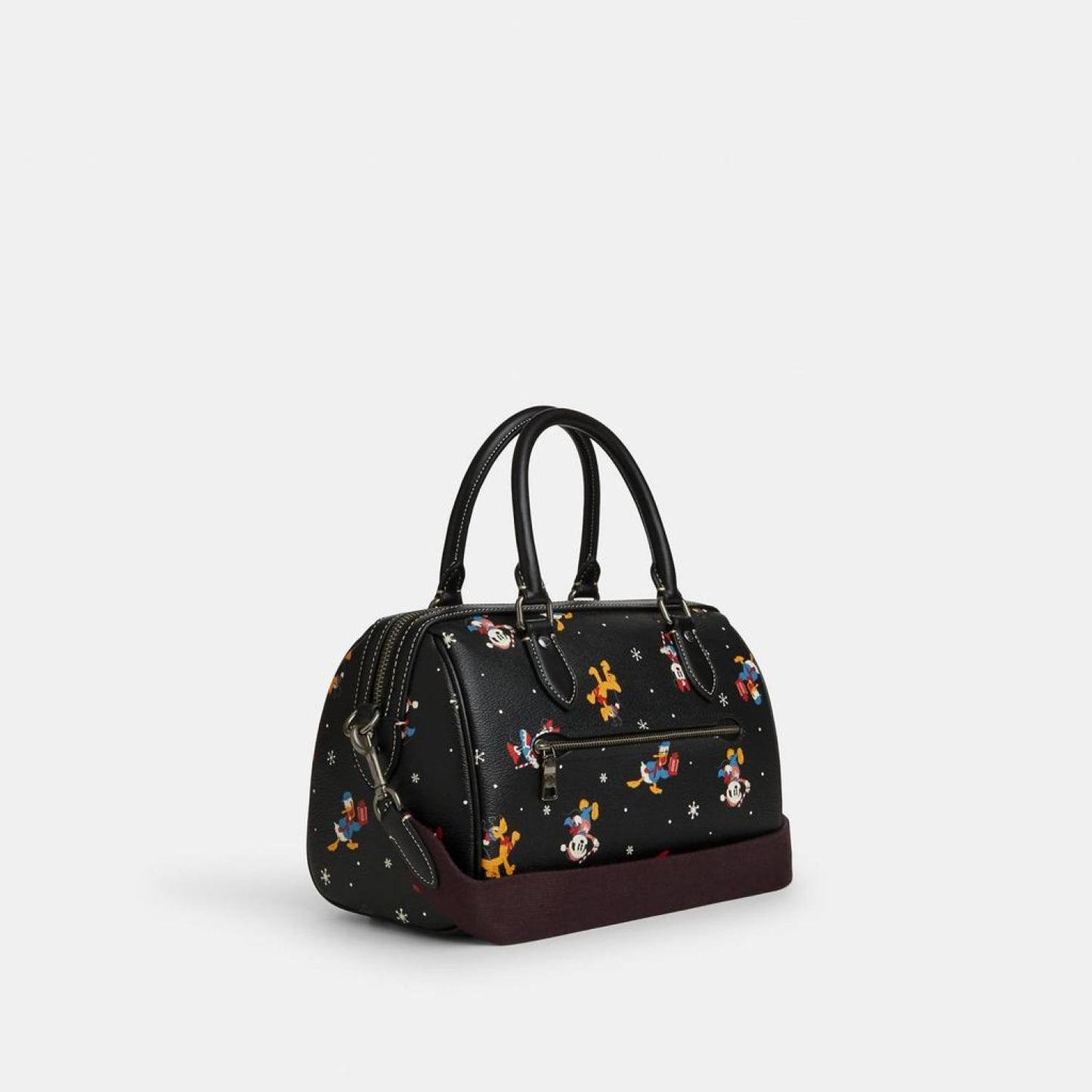 Coach Outlet Disney X Coach Rowan Satchel With Holiday Print