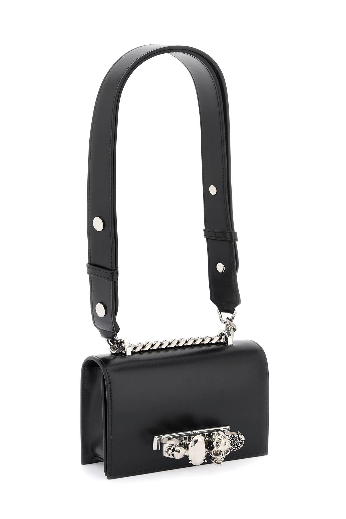 Alexander mcqueen mini 'jewelled satchel' bag