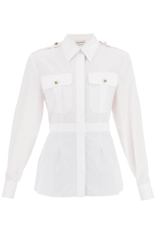 Alexander mcqueen poplin shirt