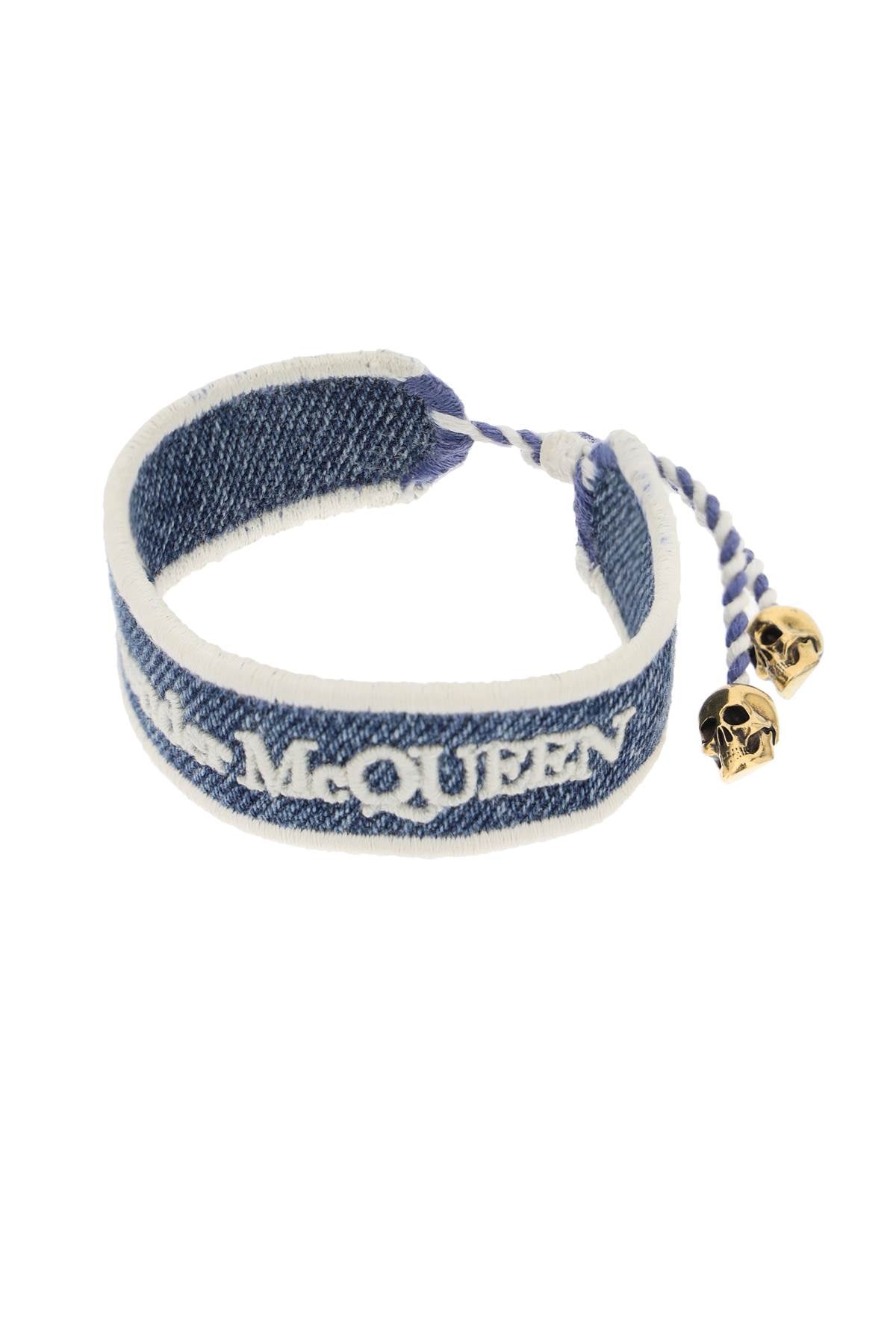 Alexander mcqueen embroidered bracelet