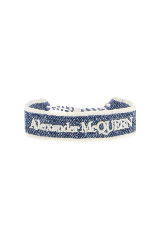 Alexander mcqueen embroidered bracelet