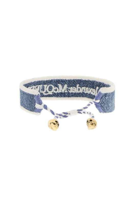 Alexander mcqueen embroidered bracelet