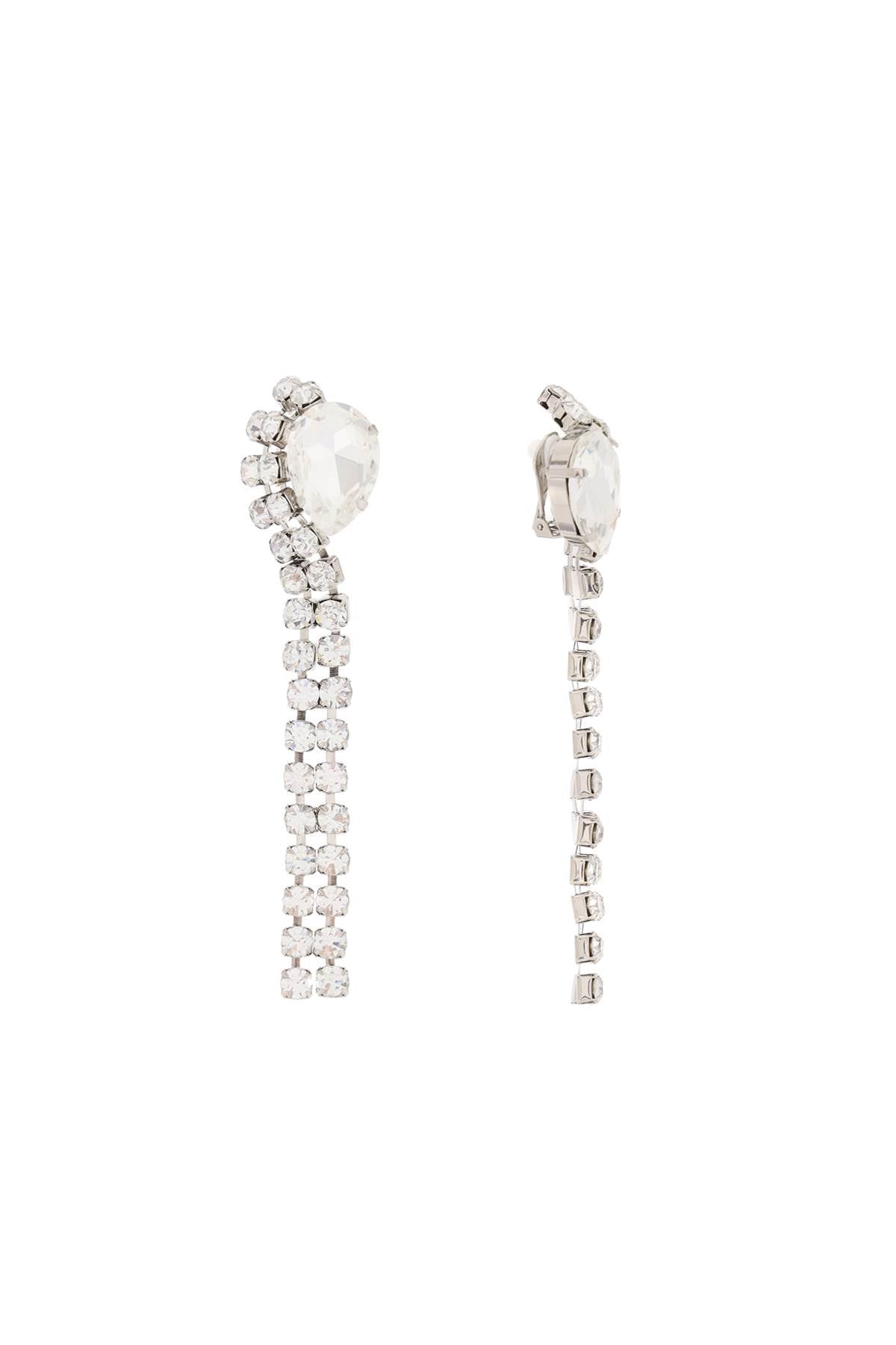 Alexander mcqueen stud earrings with faceted stone